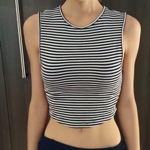 Striped Crop top